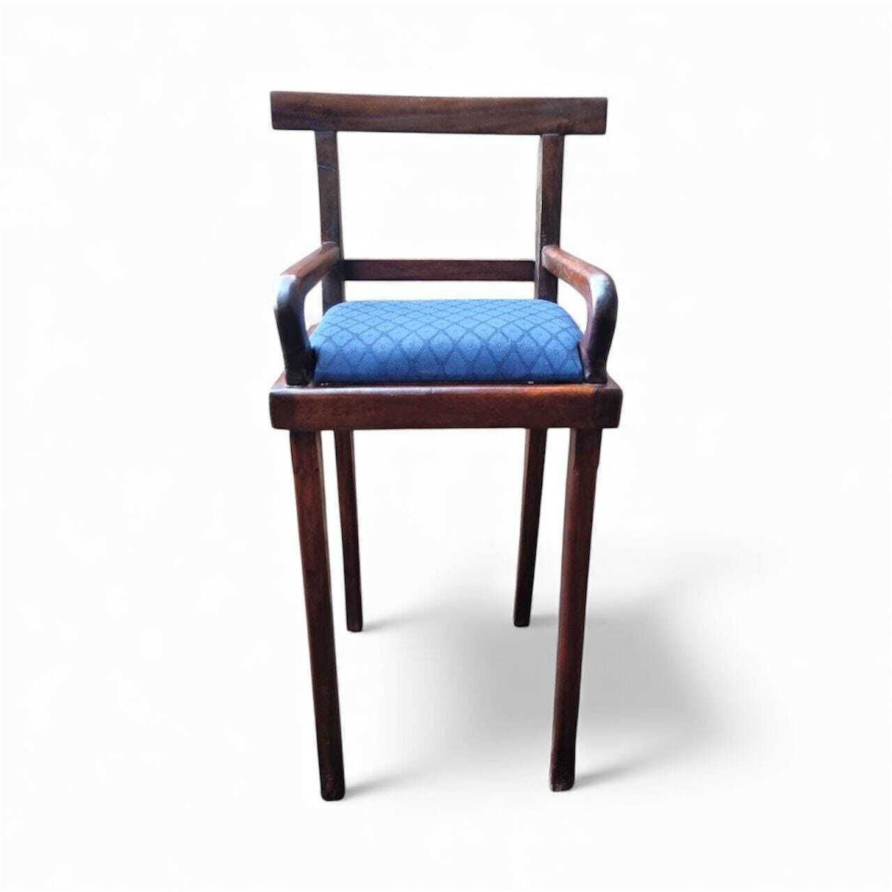 Vintage Children Wooden Chair With Arms / C. 1930 photo vintage