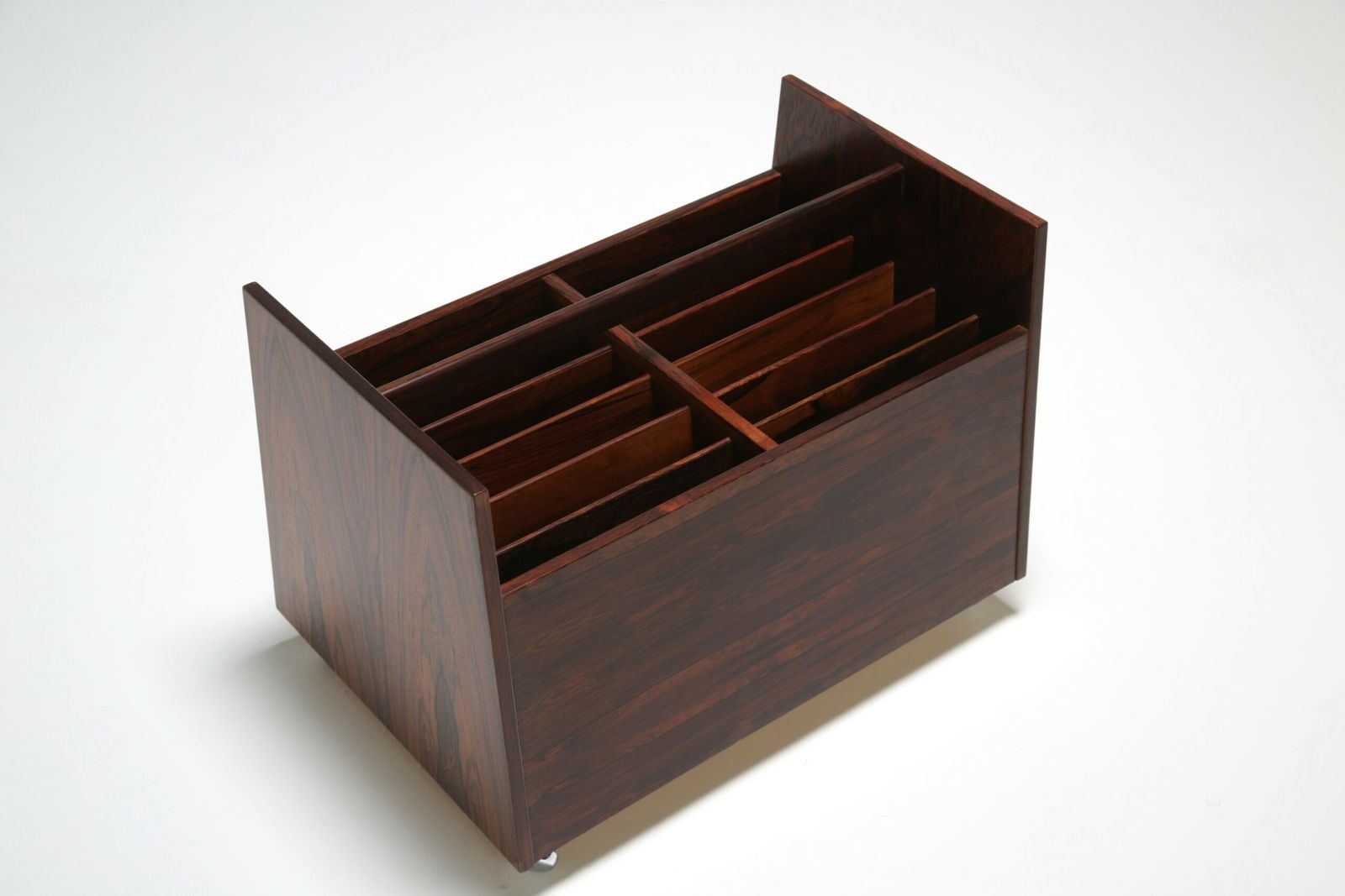 Rolf Hesland Magazine Rack: Model 'Scala' In Steam Bent Rosewood For Bruksbo, Norway, 1960s photo 795.0