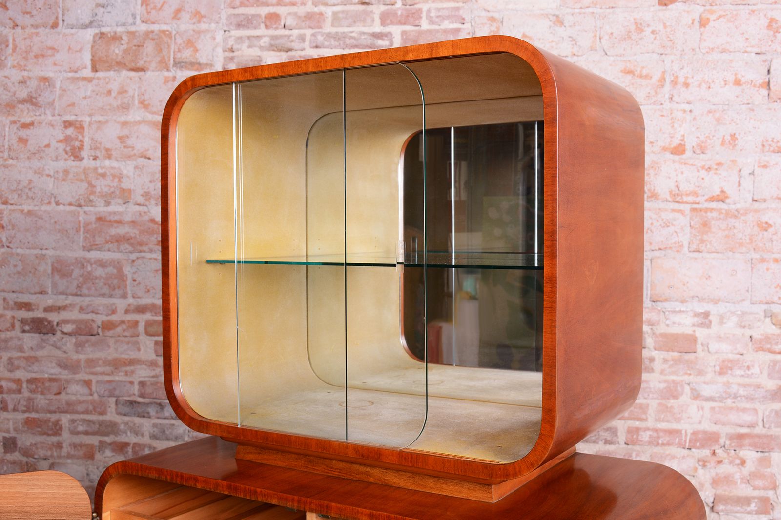 photo furniture Restored Art Deco Sideboard, By J. Halabala For Up Zavody, Walnut, Czech, 1940s