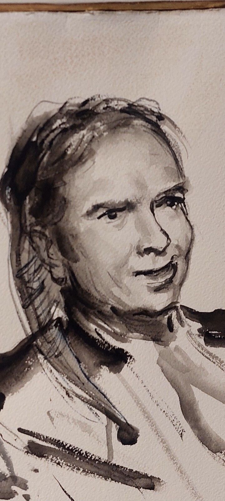 Luciano Guarnieri Painting Portrait To The Baritone Rolando Panerai 1991 photo furniture