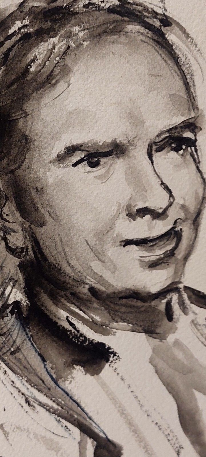 Luciano Guarnieri Painting Portrait To The Baritone Rolando Panerai 1991 photo Art