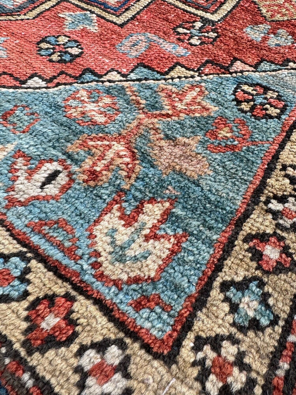 photo for sale Antique Heriz Rug 1.86m X 1.02m