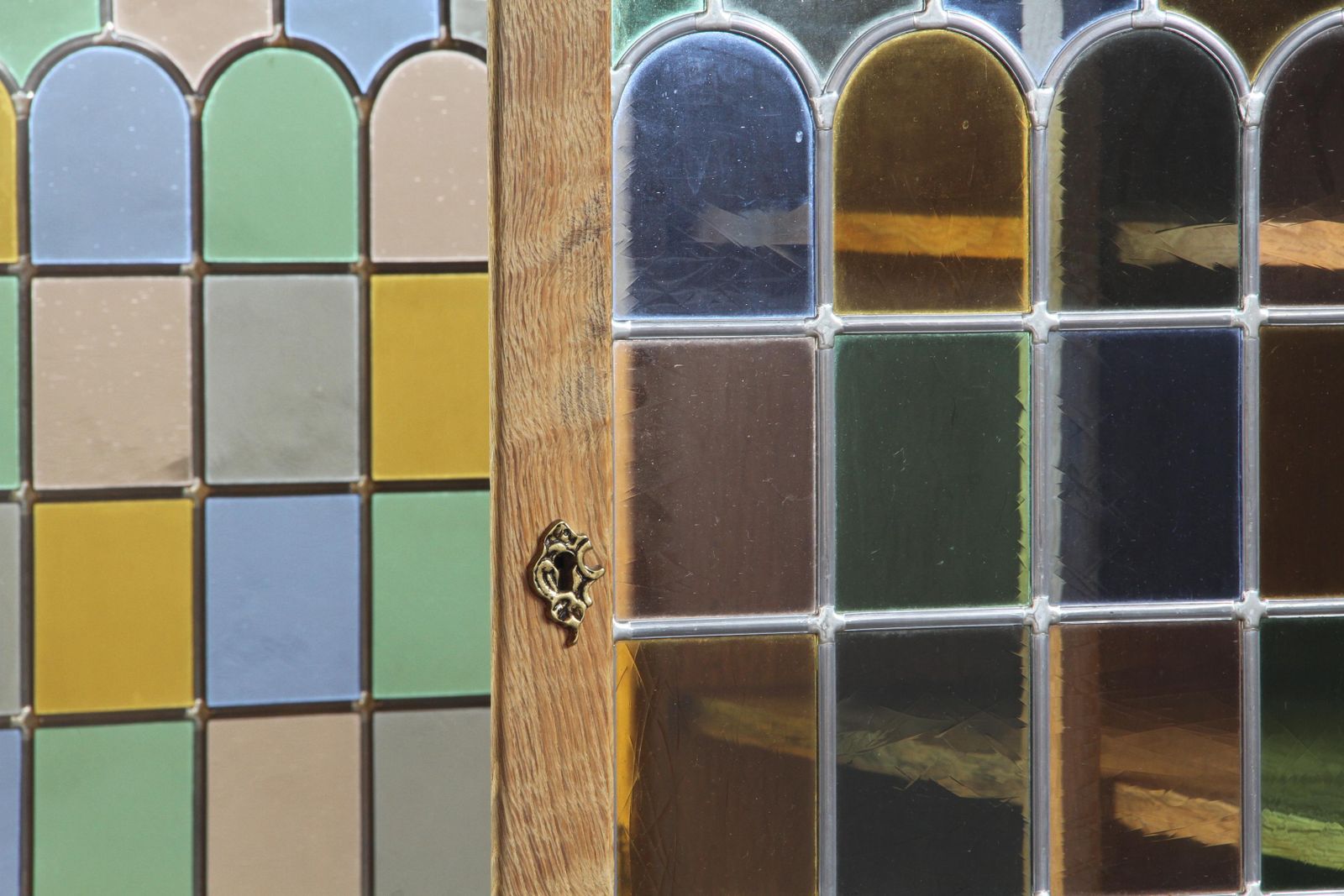 Vintage 1994 Danish Modern Oak Cabinet In The Style Of Henning Kjærnulf photo vinterior