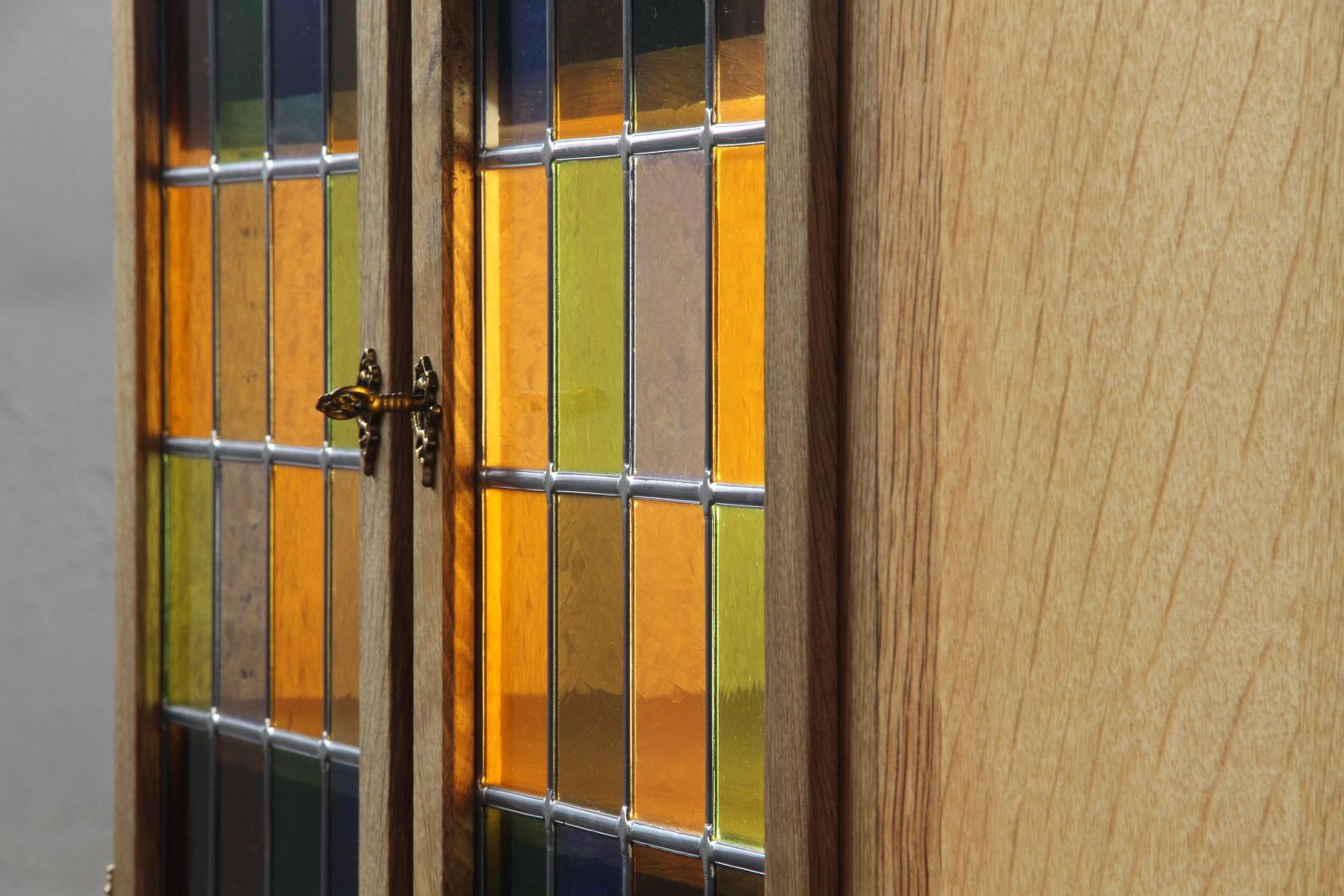 photo vinterior Vintage 1994 Danish Modern Oak Cabinet In The Style Of Henning Kjærnulf