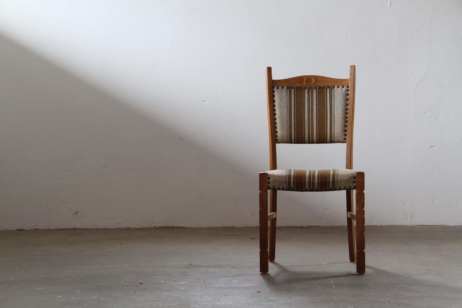 Vintage 1960s Danish Oak Dining Chairs Style Of Henning Kjærnulf, Denmark photo vinterior