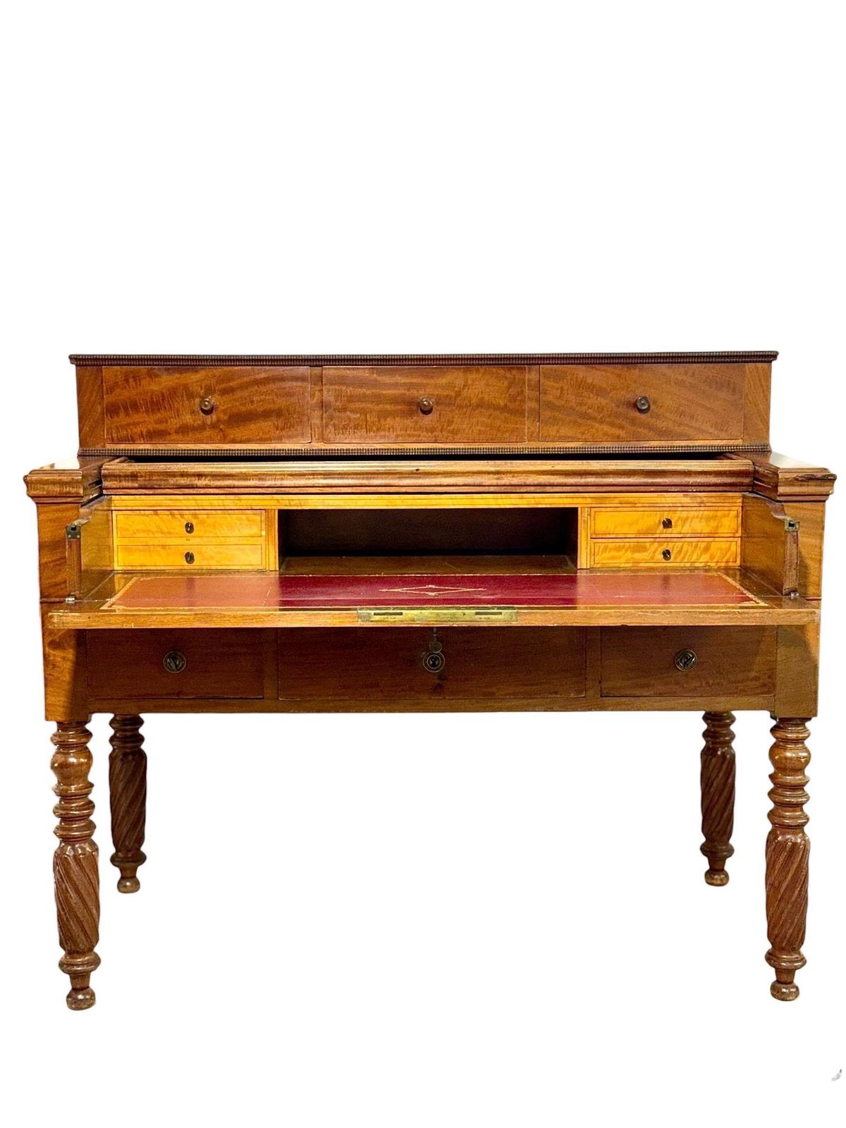 French Empire Period Walnut Secretaire Desk, Circa 1810