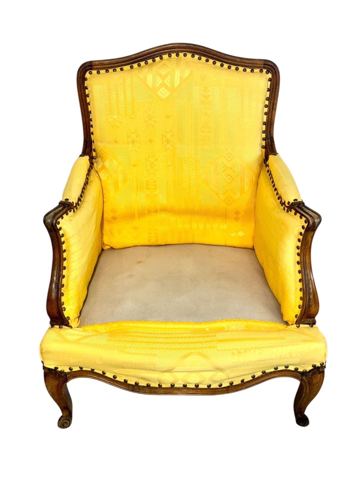 photo vintage Pair Of Walnut Bergère Armchairs, France 19th Century