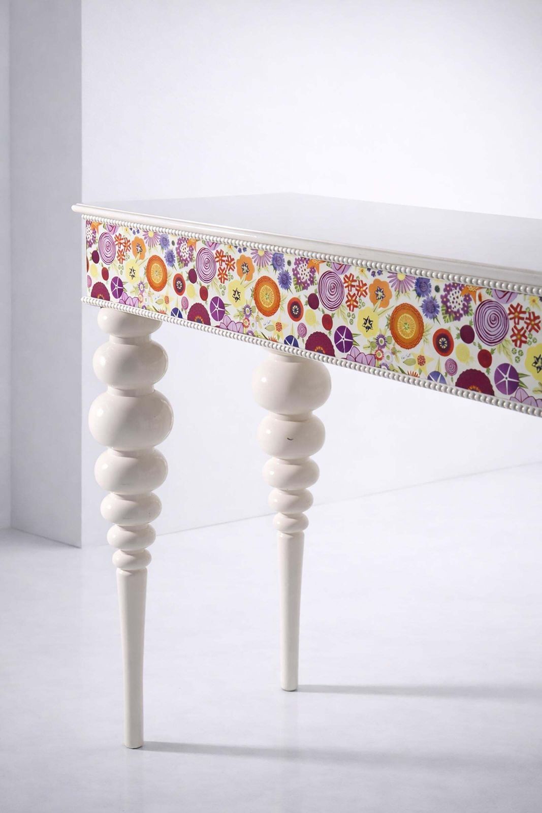 Italian Space Age Cocktail Console By Ken Scott With Original Fabric photo Furniture