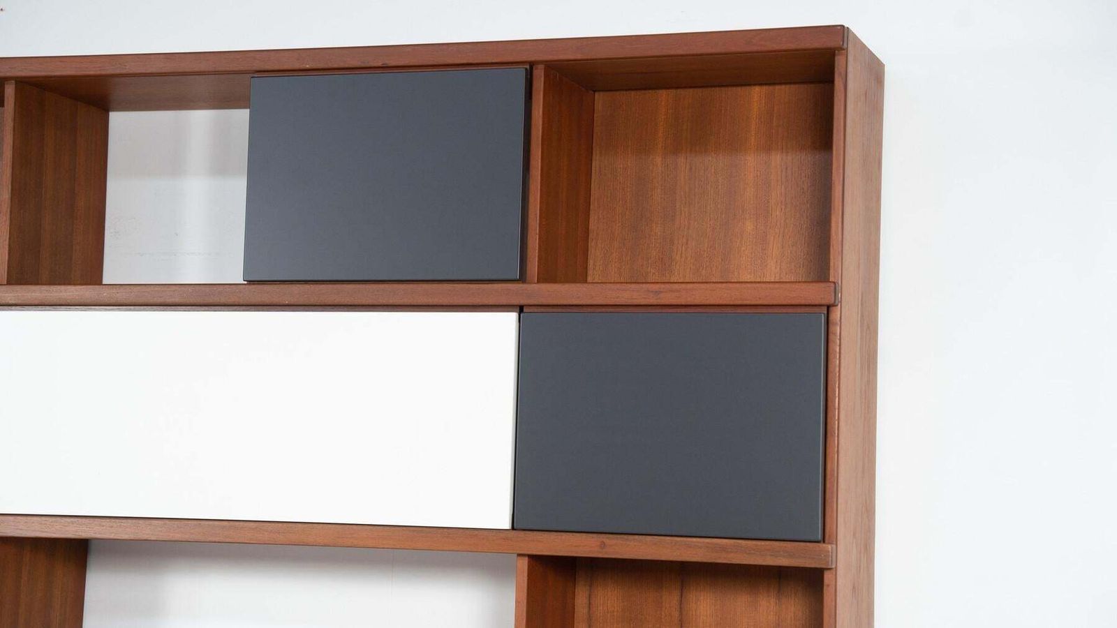 Mid Century Bookcase By Ilmari Tapiovaara, La Permanente Mobili Cantu, 1950s photo Furniture