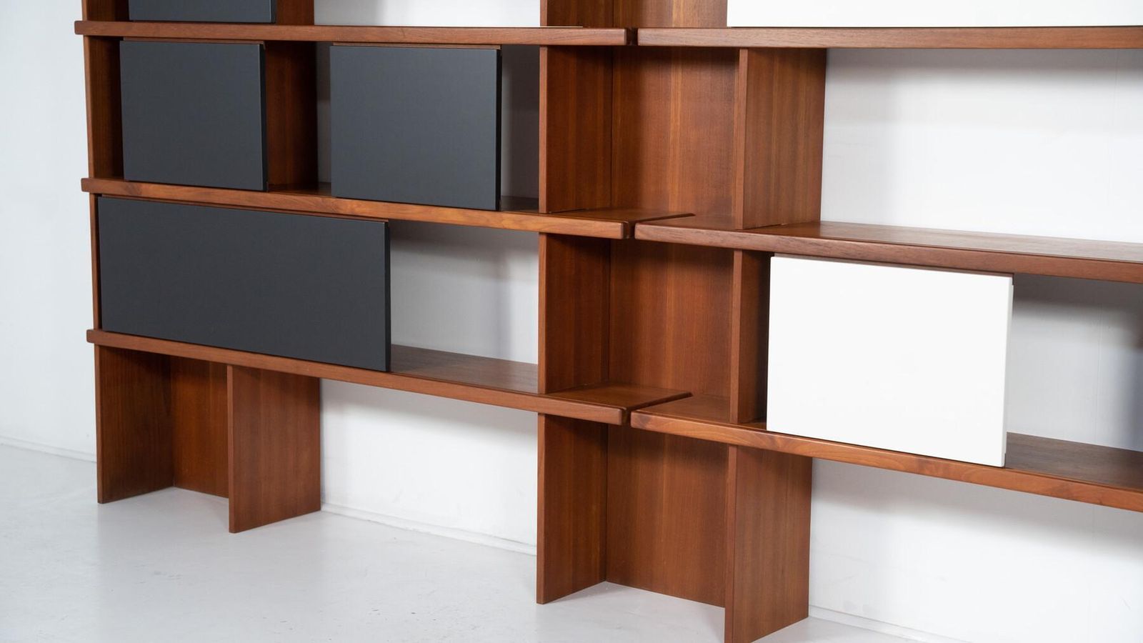 Mid Century Bookcase By Ilmari Tapiovaara, La Permanente Mobili Cantu, 1950s photo 57362.0