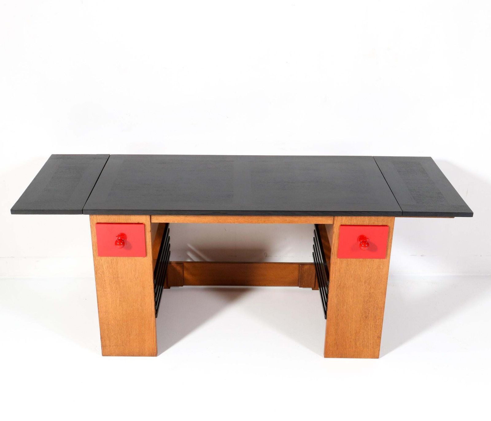 Art Deco Modernist Desk Or Writing Table By Hendrik Wouda For Pander, 1920s photo vintage
