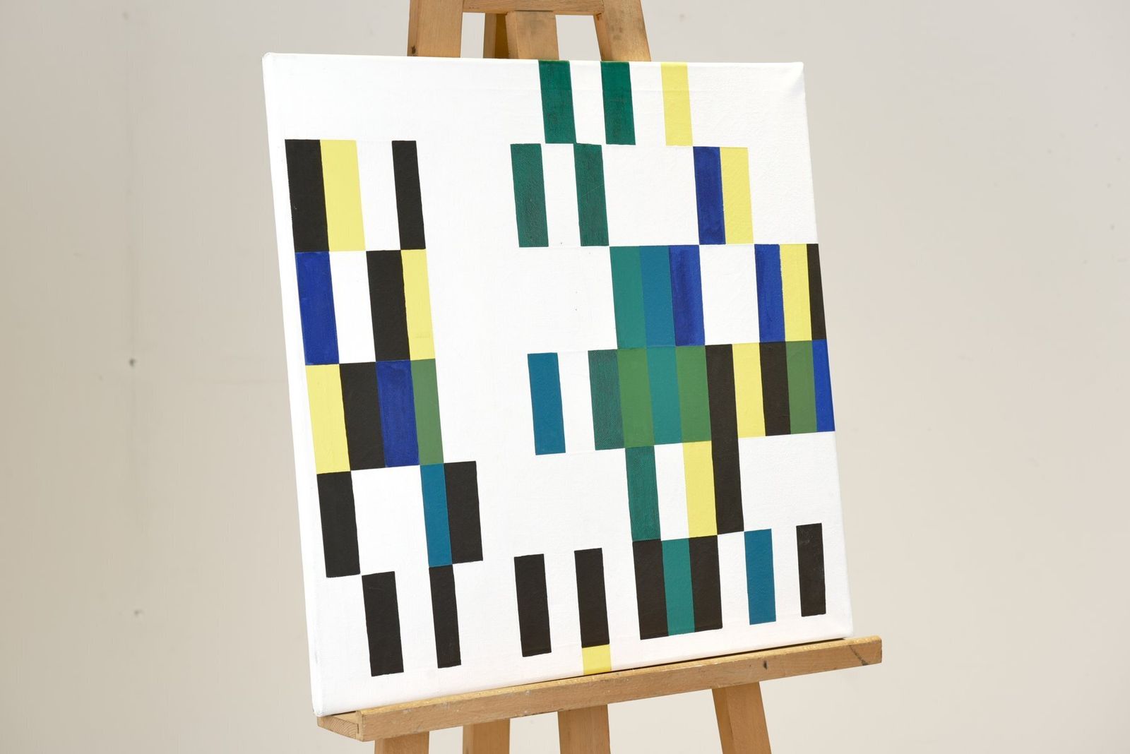 Guilermo Aguilar Huerta, Oelbild Mosaics, 2015, Oil On Canvas photo furniture
