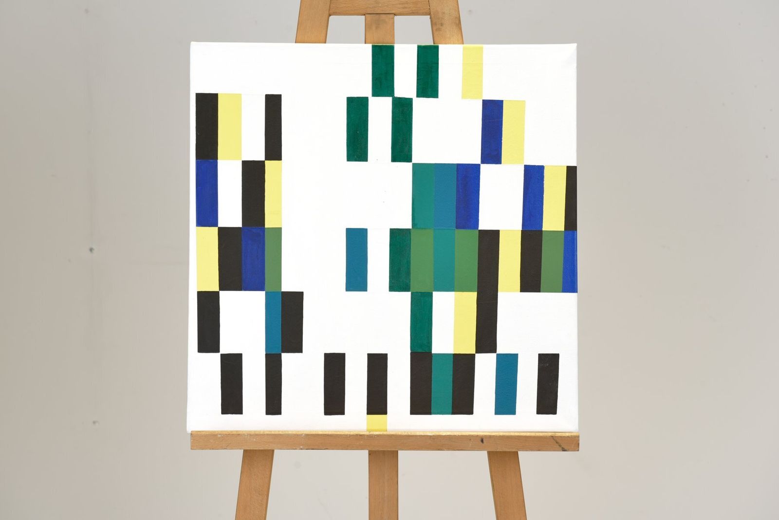 Guilermo Aguilar Huerta, Oelbild Mosaics, 2015, Oil On Canvas photo for sale