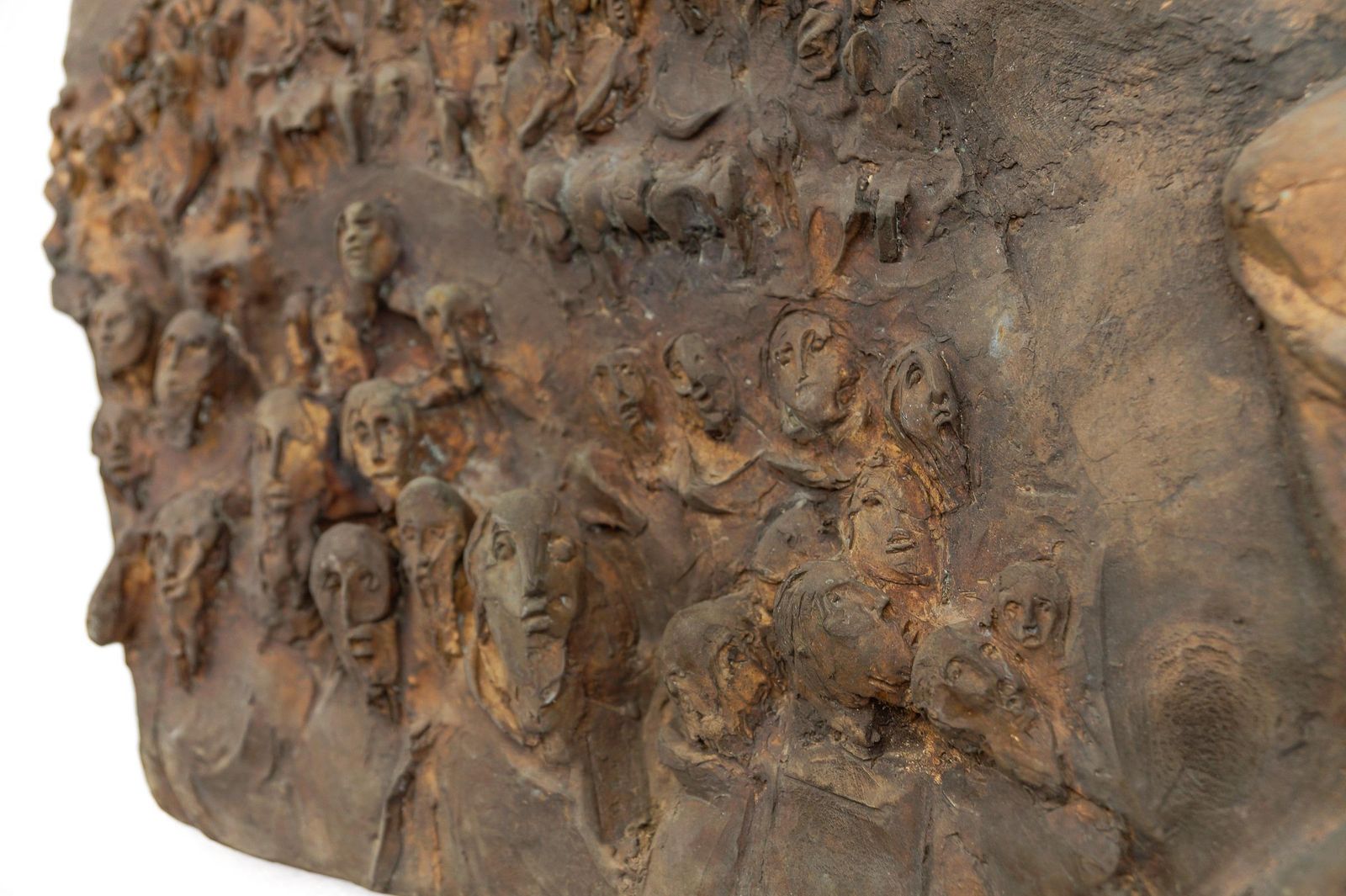 photo furniture Jesus And His Disciples Wall Bronze Plaque From An Eastern European Church