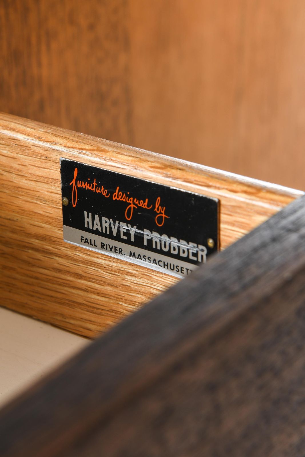Chest Of Drawers In Mahogany And Brass By Harvey Probber, 1950s photo Furniture