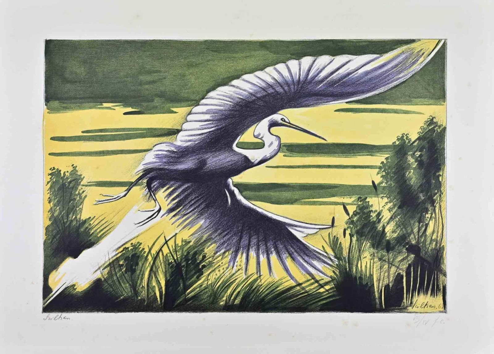 Gregorio Sciltianheron   Lithograph By Gregorio Sciltian   19681968