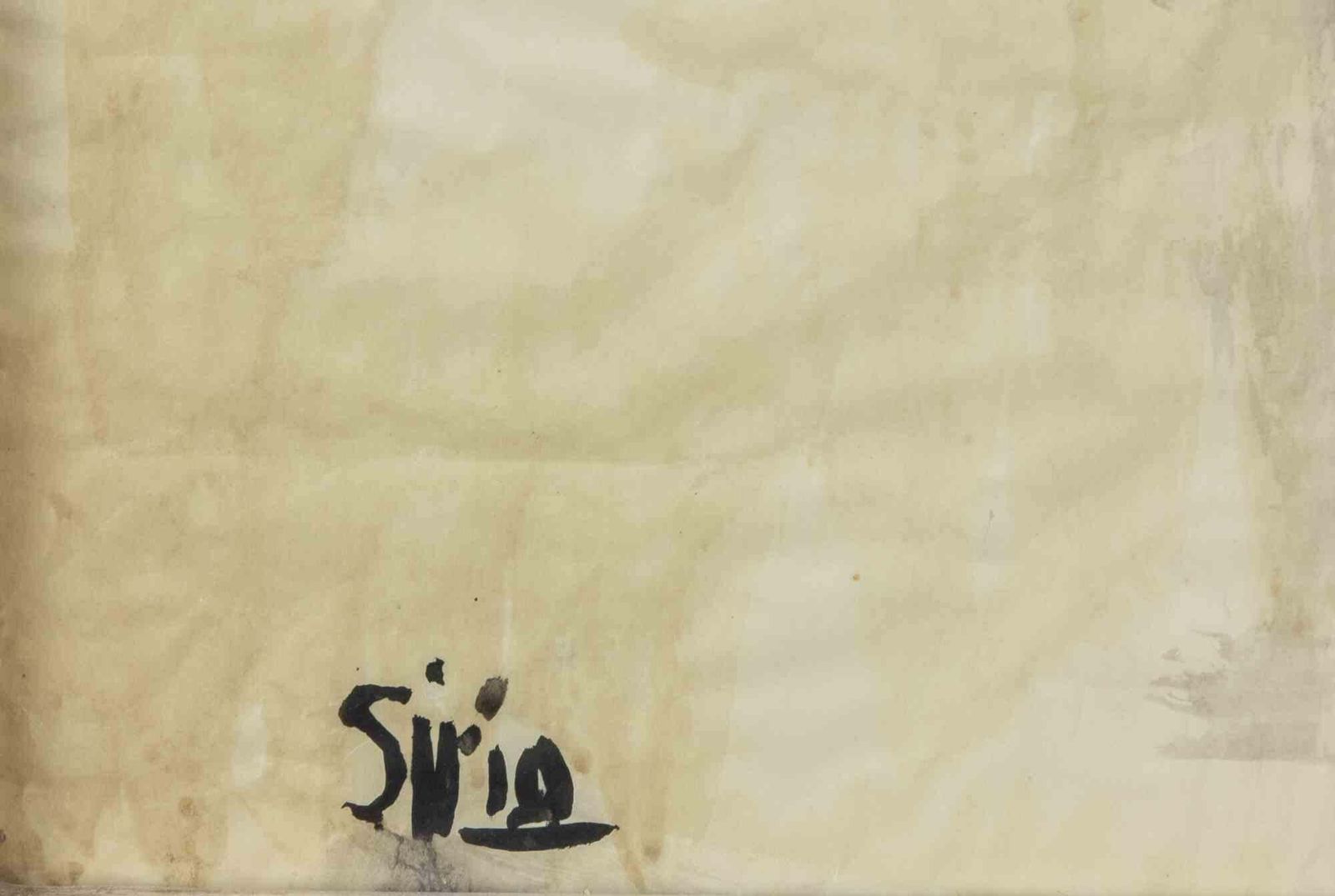 Sirio Pellegriniwarm Up   Watercolor By Sirio Pellegrini   1960s1960s photo for sale