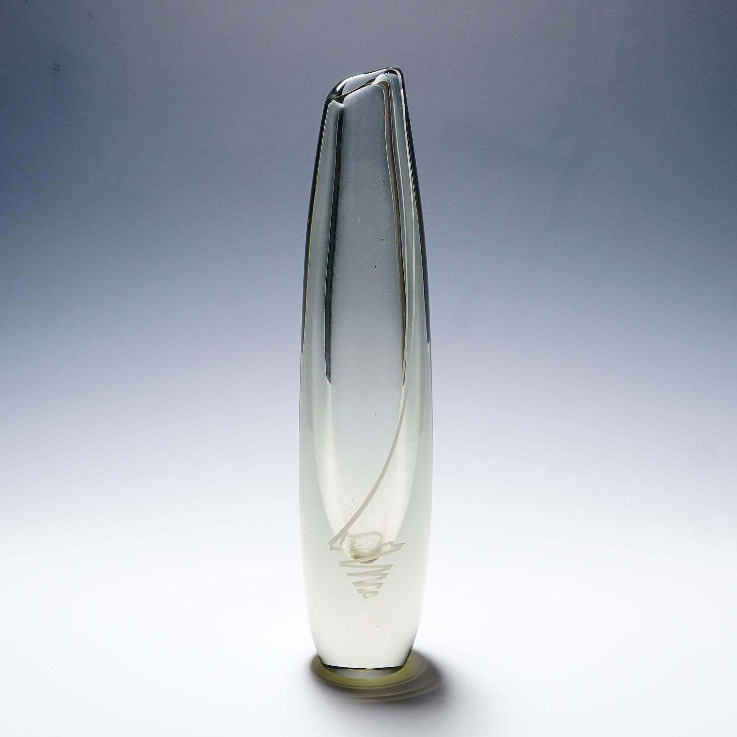 Art Glass Vase Serpente By Gunnel Nyman For Nuutajarvi Notsio photo for sale
