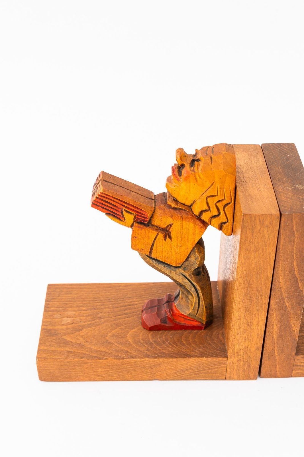 Home Decor Art Deco Carved Bookends Around 1920s photo