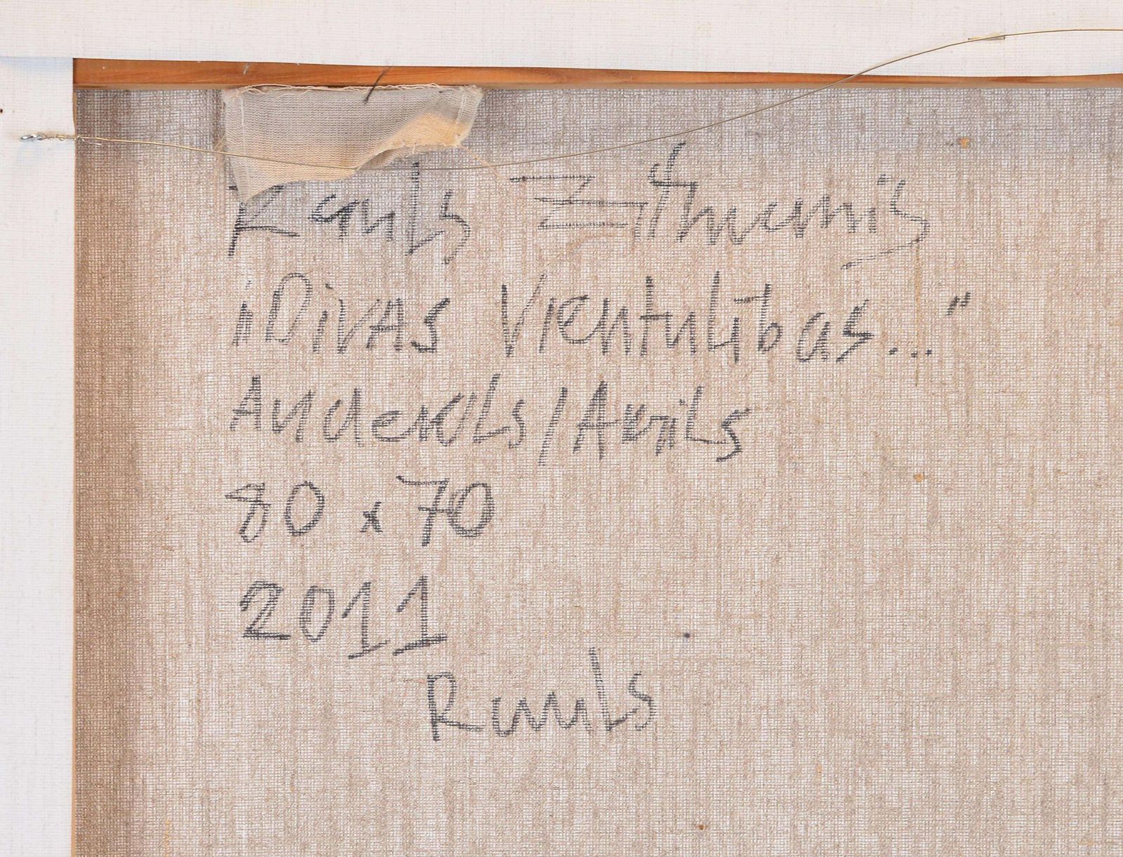 Rauls Zitmanistwo Solitudes. 2011. Canvas, Acrylic. 80x70 Cm2011 photo buy