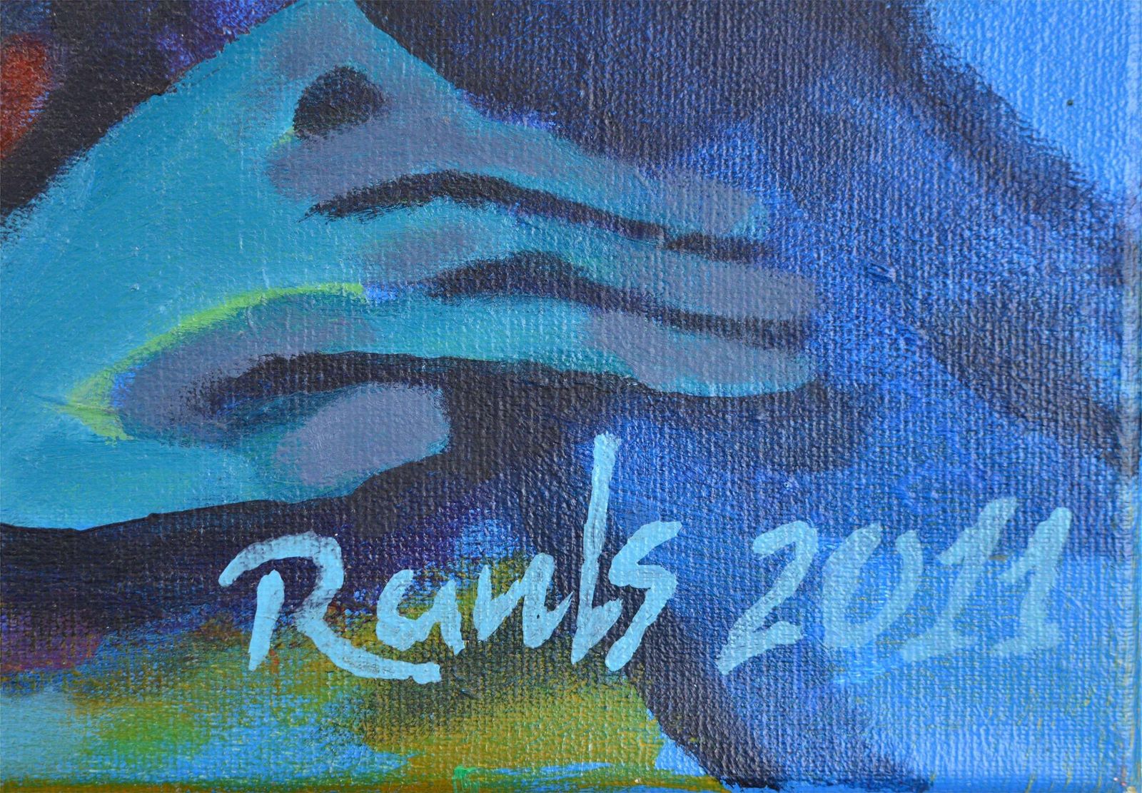 Rauls Zitmanisjammed   But Proud. 2011. Acrylic, Canvas. 90x70 Cm2011 photo 3366.0