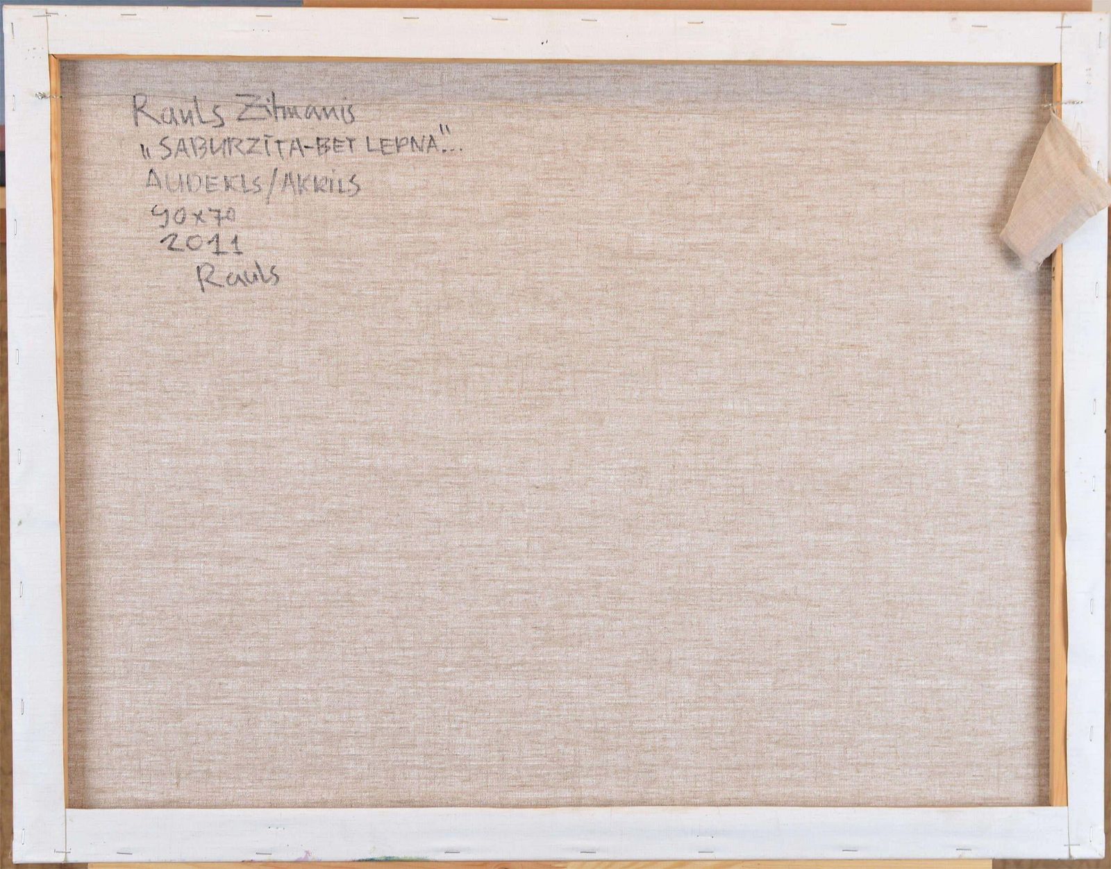 Rauls Zitmanisjammed   But Proud. 2011. Acrylic, Canvas. 90x70 Cm2011 photo buy