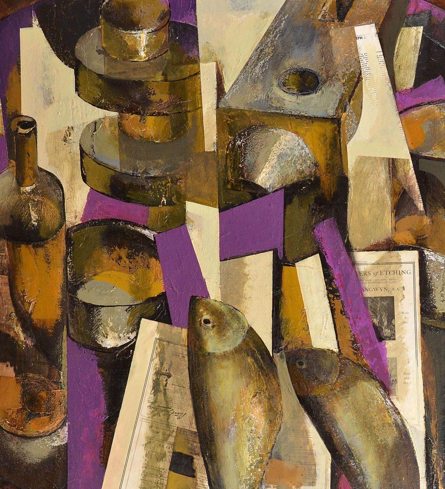 Janis Zemitisstill Life With Bottle. 1994. Oil On Cardboard, 93x100 Cm1994 photo 3366.0