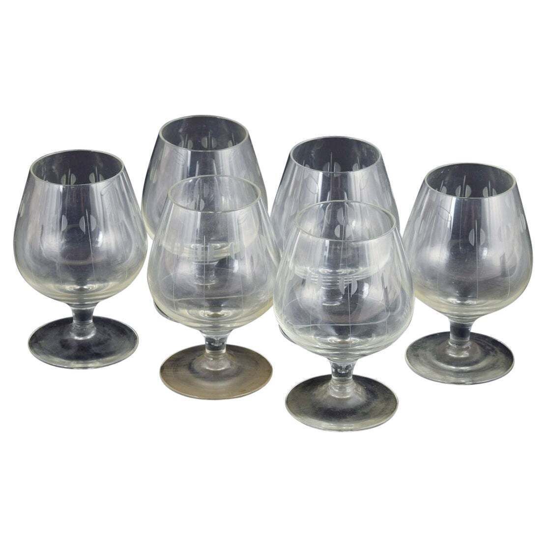 Per Lütken For Holmegaard. Kirsten Piil. 6 Port Wine Glasses.