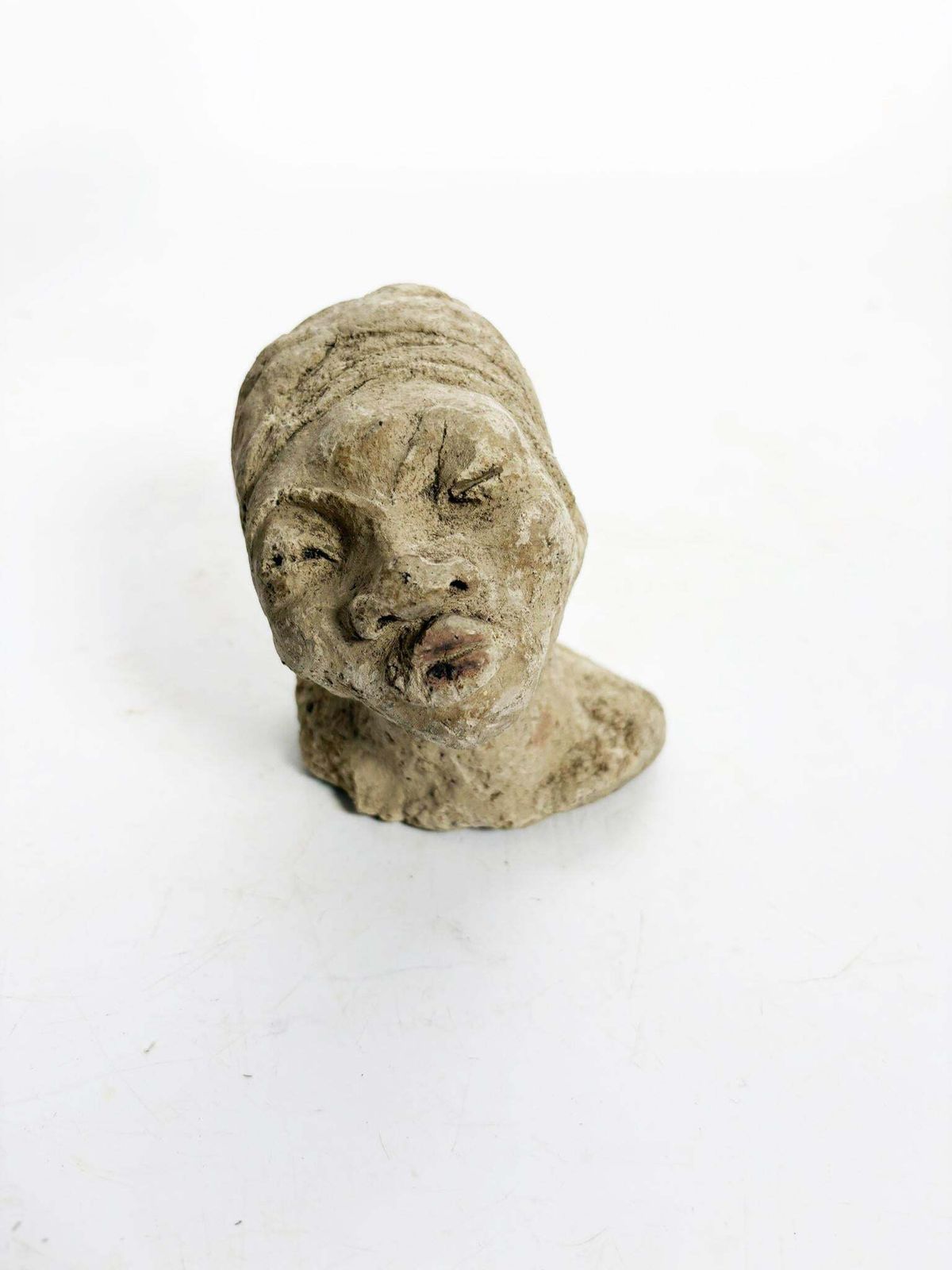 photo furniture 2 Terracotta And Stone Sculptures, France, 20th