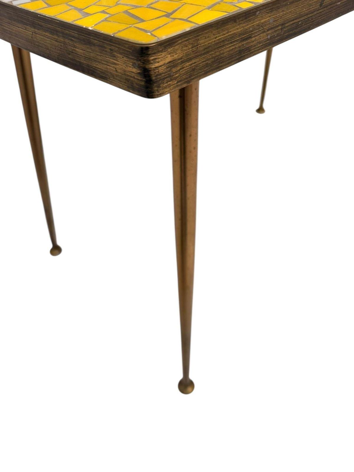 photo furniture Mid Century Modern Coffee Table With Mosaic Top By Berthold Muller, 1950s