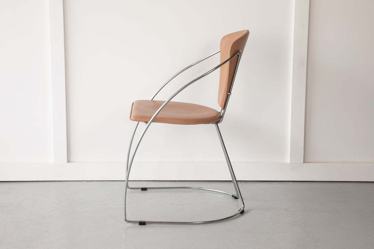 Set Of Four 'Linda' Dining Chairs By Arrben, Italy photo vinterior