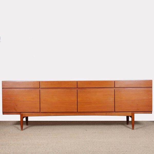 Scandinavian Teak Sideboard, Model Fa 66, By Ib Kofod Larsen, 1960