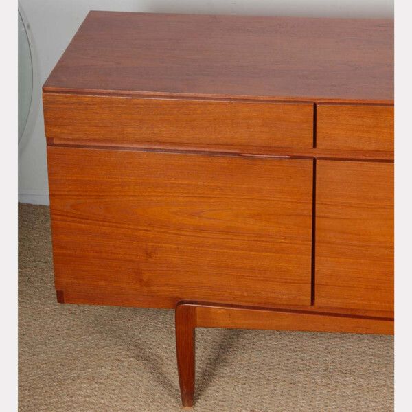 Scandinavian Teak Sideboard, Model Fa 66, By Ib Kofod Larsen, 1960 photo for sale