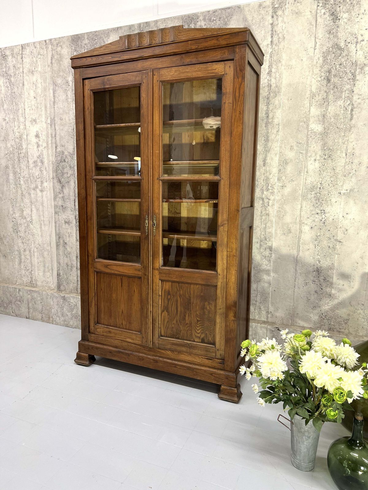 Vitrine Double Door Glazed Display Cabinet photo furniture