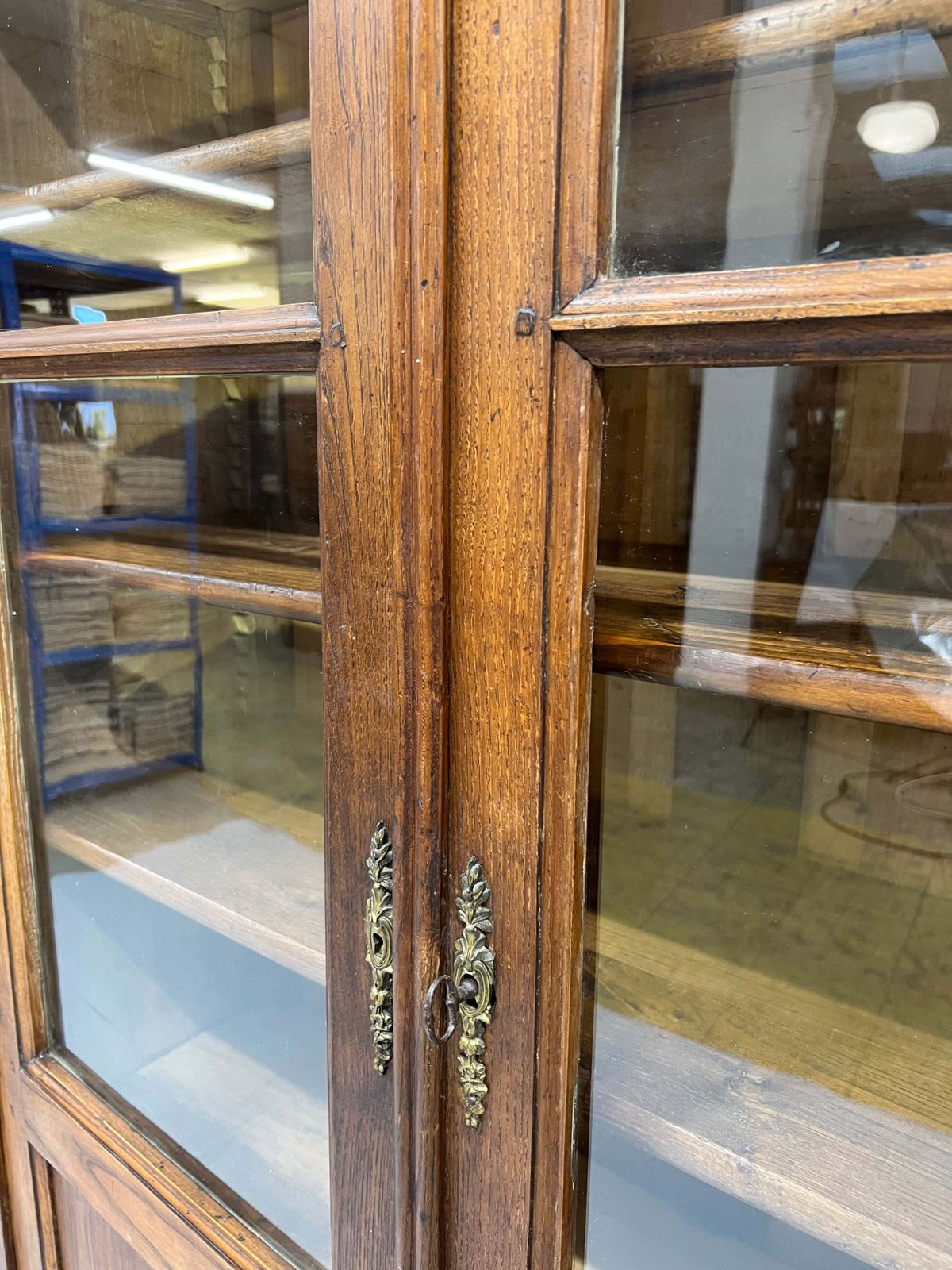 Vitrine Double Door Glazed Display Cabinet photo for sale