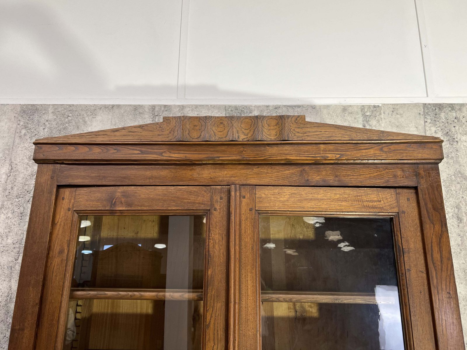 Vitrine Double Door Glazed Display Cabinet photo Furniture