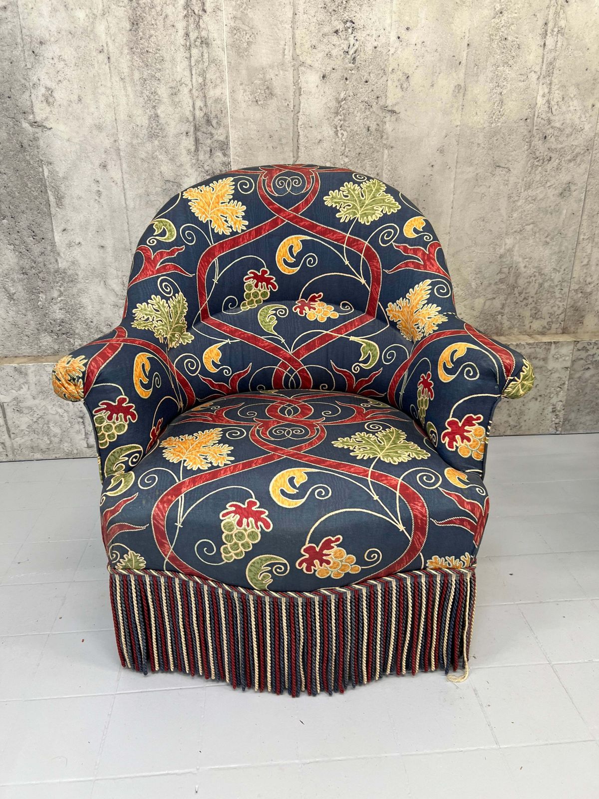 Napoleon III Blue Armchair To Reupholster photo Furniture