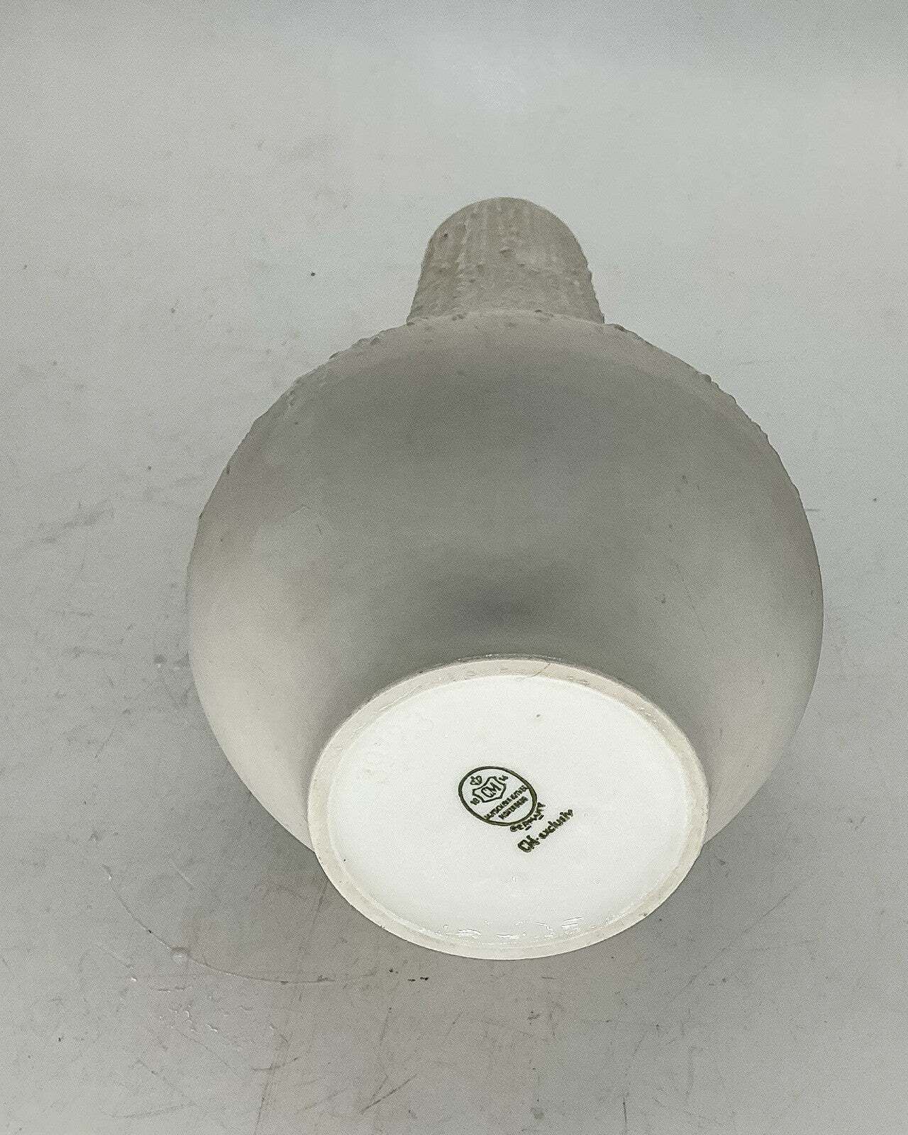 Cm Op Art Vase Matt White Porcelin Bavaria Kpm German 70s Mcm 24cm photo furniture