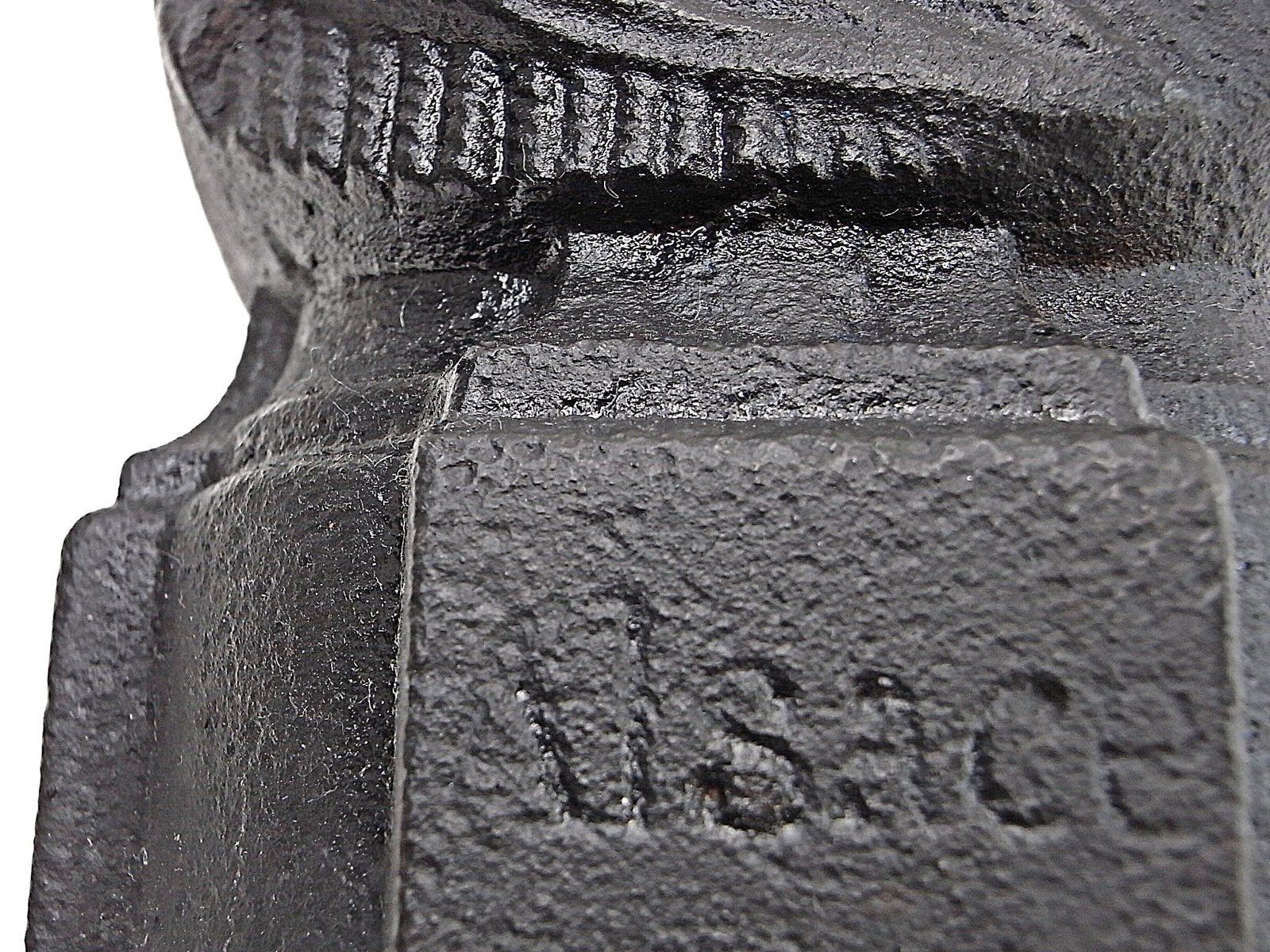 Cast Iron Trident Fireplace With Female Head, 1950s, Set Of 2 photo vinterior