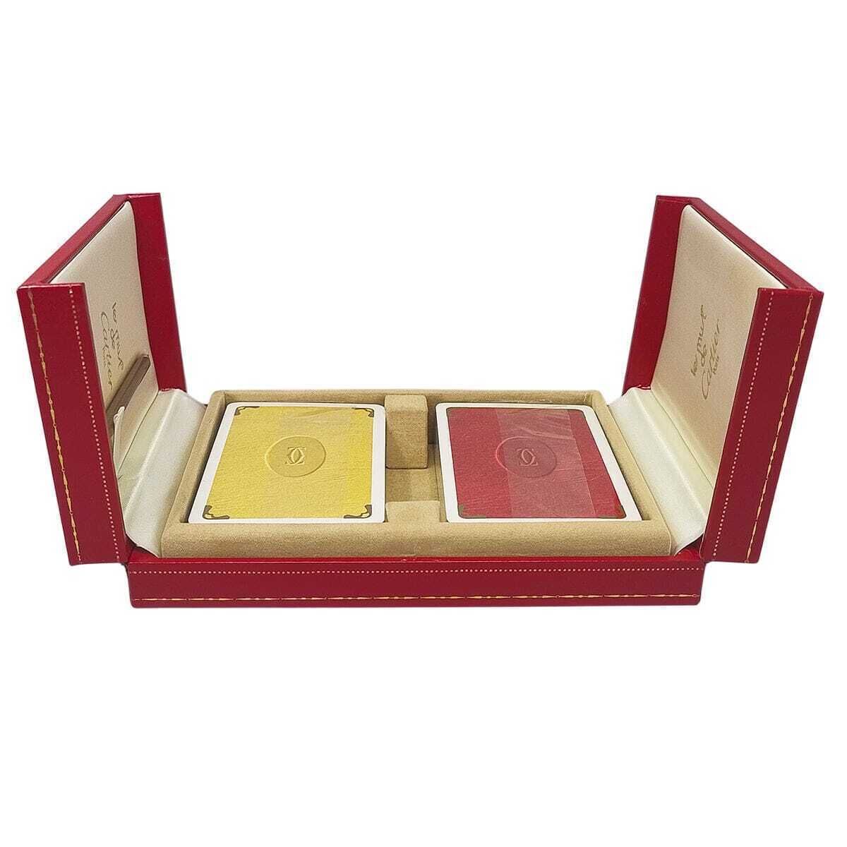1970s Original Gorgeous Playing Cards Box By Cartier In Excellent Condition. Made In France