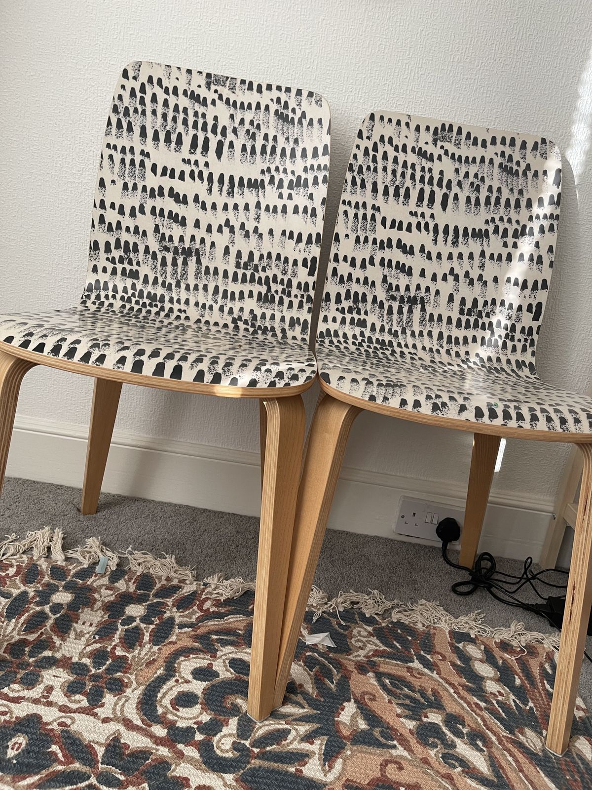 4 X Anthropologie Tamsin Dining Chairs photo furniture
