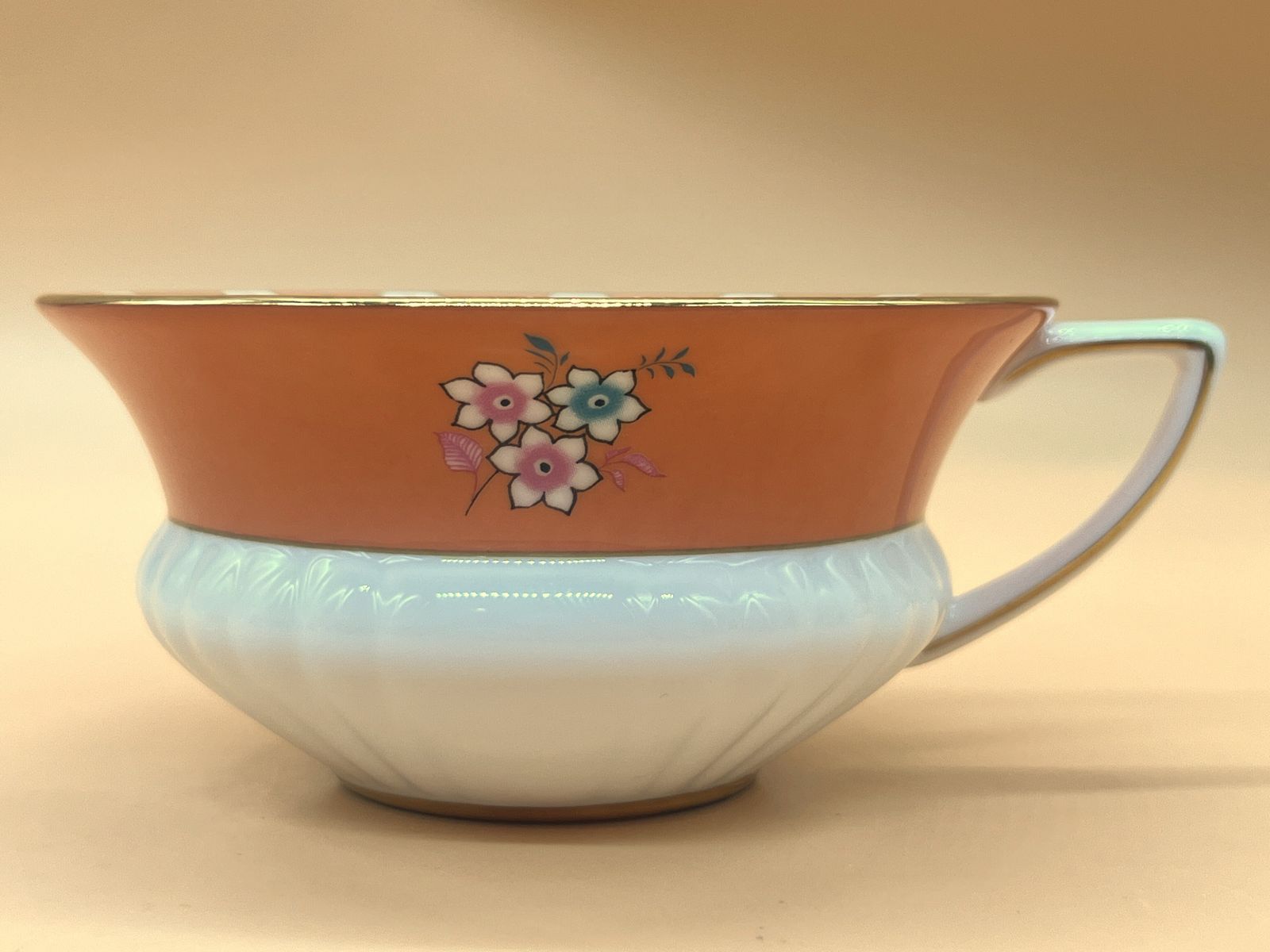 Wedgwood China Wonderlust Collection Peony Diamond Design Tea Cup And Saucer Duo In Original Box. photo vintage