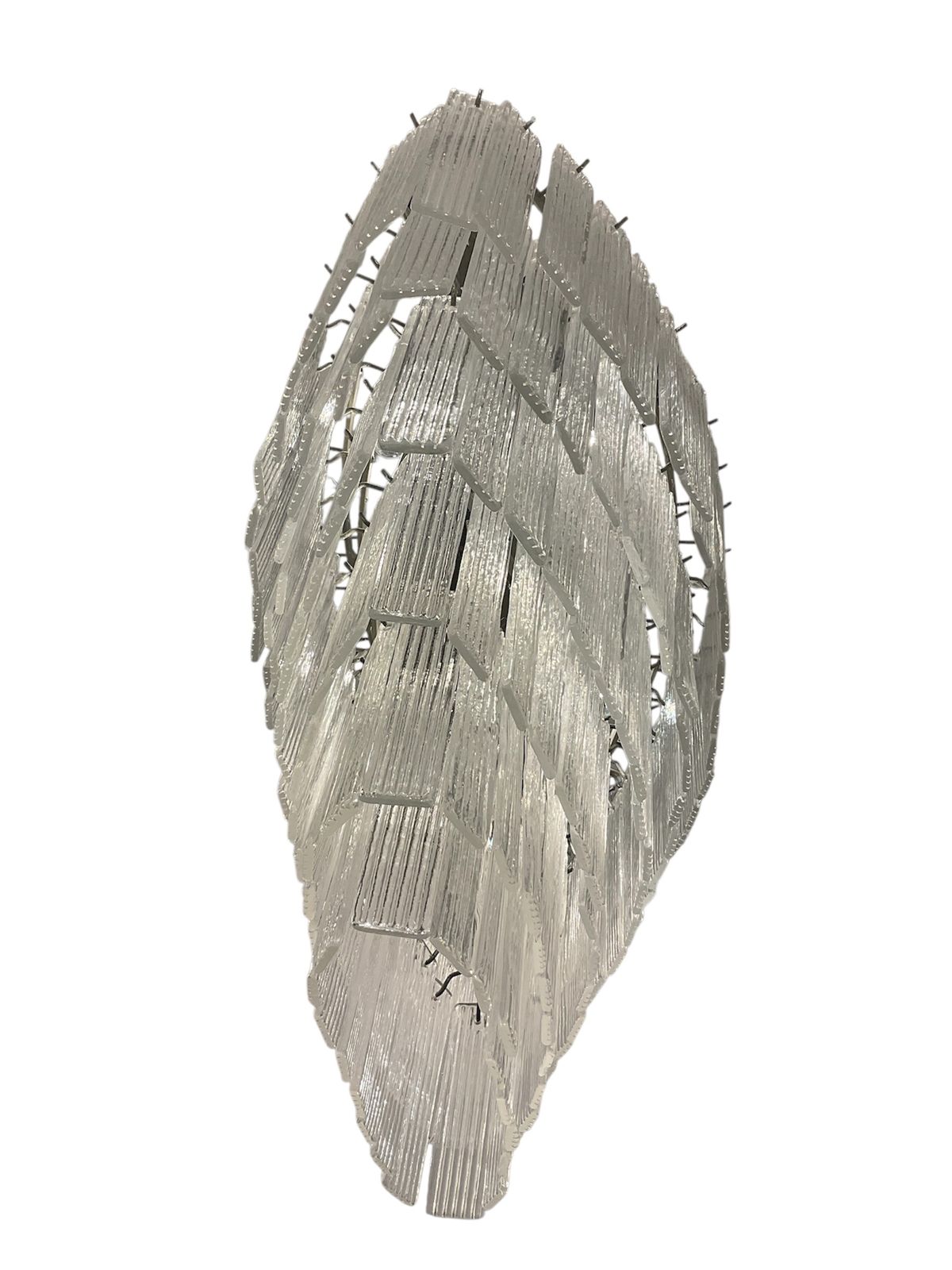 Italian Murano Piastre Glass Chandelier photo for sale