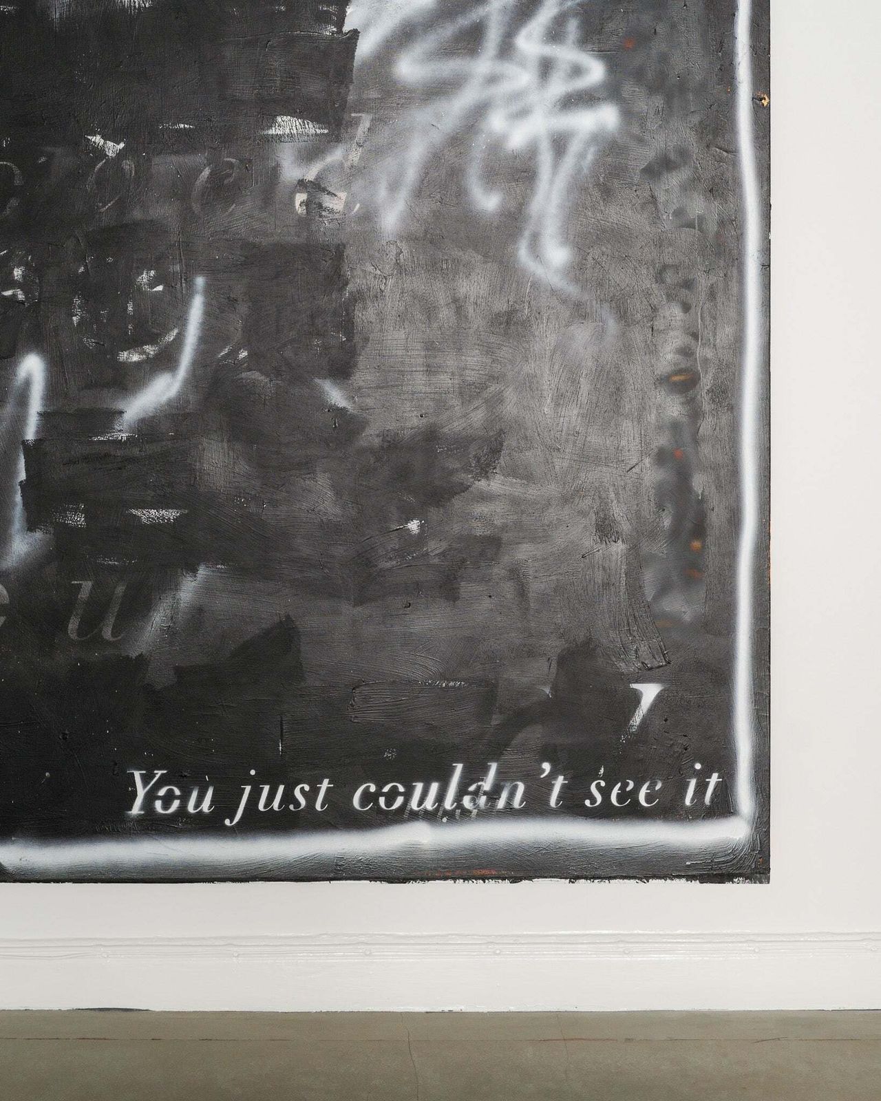 British Contemporary Abstract Art Painting By Richie Culver "I Loved You", 2020 photo furniture