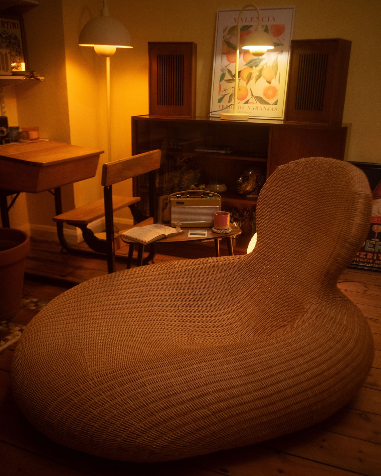 Ikea "Storvik" Rattan Lounge Chair, Carl öjerstam