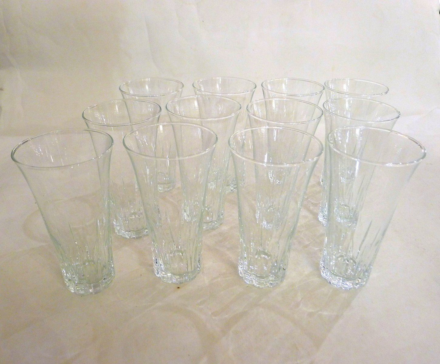 Glass Flute Glasses From Luminarc, France, 1970s, Set Of 12 photo 90.0