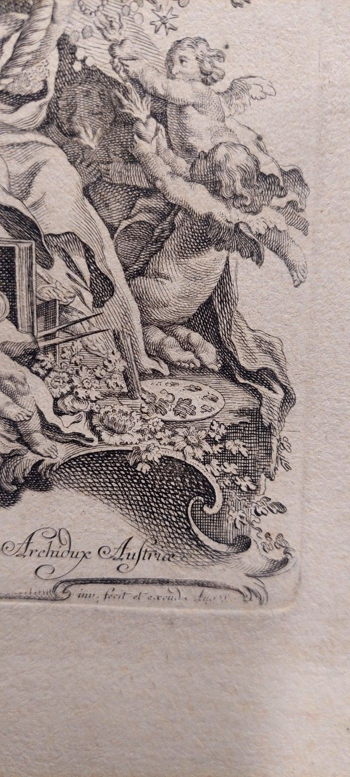 Engraving On Plate "Johannes Esaias Nilson" 1717 Maria Teresa Empress photo 113.0