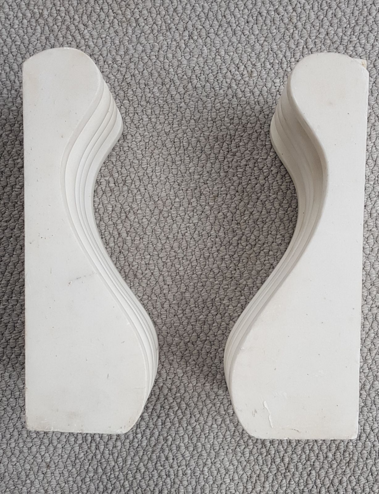 Pair Of Antique Early 19th Century Marble Corbels, Architectural Elements photo Home Fixtures