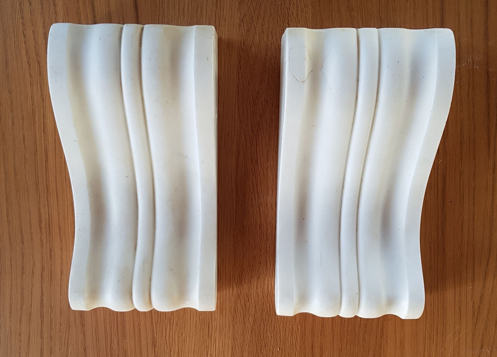 Pair Of Antique Early 19th Century Marble Corbels, Architectural Elements photo vintage