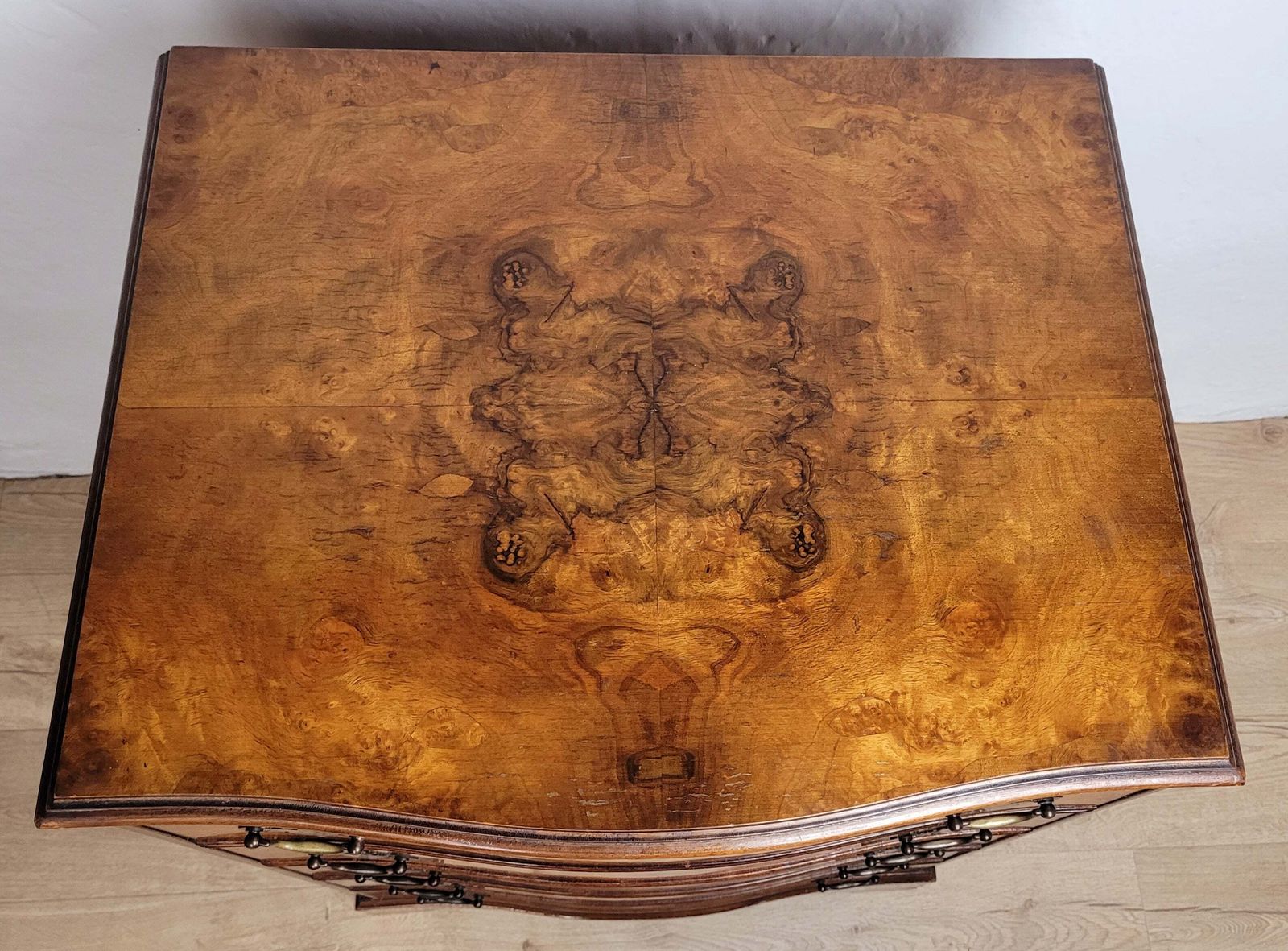 Chest Of Drawers Walnut Antique Style Drop Handles 'Cameo' photo vinterior